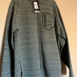 NWT Green full zip sweatshirt